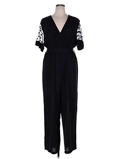 Pre-owned Shein Curve Jumpsuit In Black