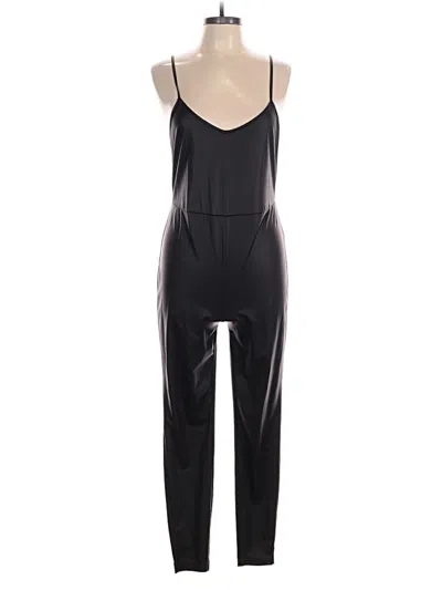 Pre-owned Shein Curve Jumpsuit In Black