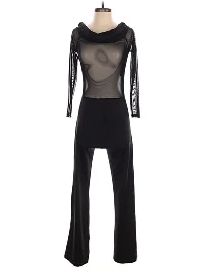 Pre-owned Shein Curve Jumpsuit In Black