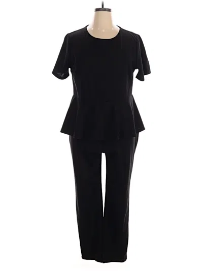 Pre-owned Shein Curve Jumpsuit In Black