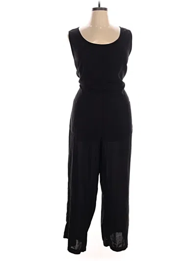 Pre-owned Shein Curve Jumpsuit In Black