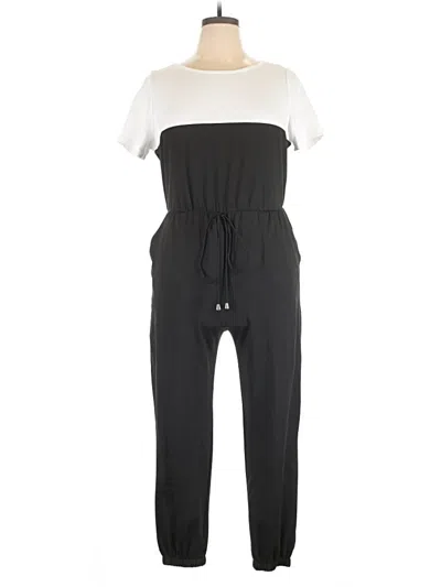 Pre-owned Shein Curve Jumpsuit In Black