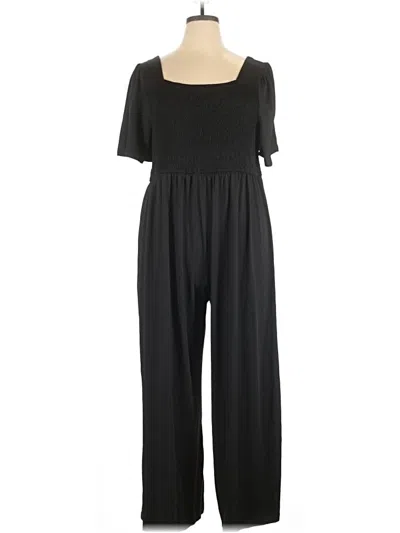 Pre-owned Shein Curve Jumpsuit In Black