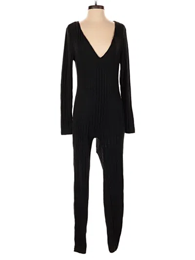 Pre-owned Shein Curve Jumpsuit In Black