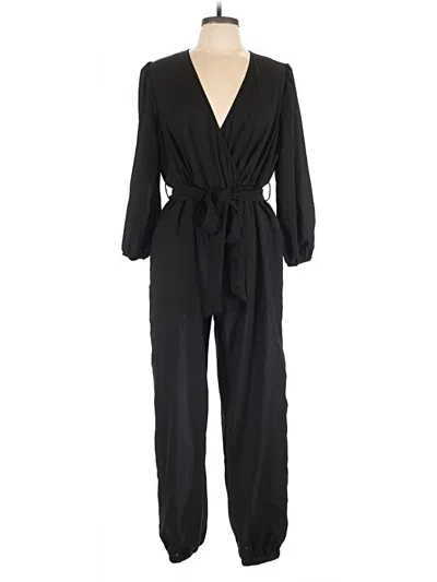 Pre-owned Shein Curve Jumpsuit In Black