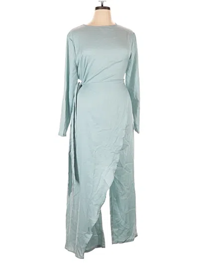 Pre-owned Shein Curve Jumpsuit In Blue