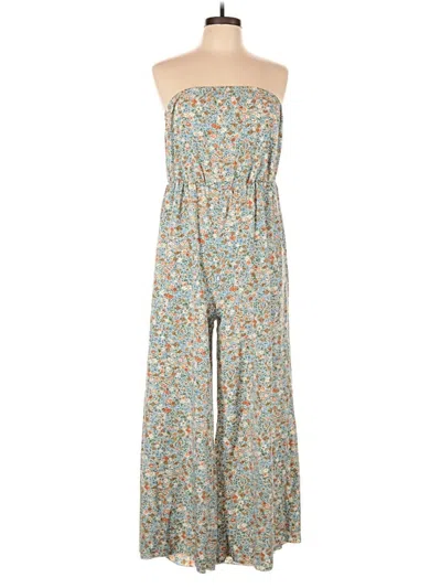 Pre-owned Shein Curve Jumpsuit In Blue