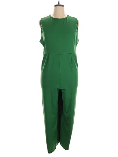 Pre-owned Shein Curve Jumpsuit In Green