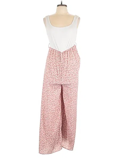 Pre-owned Shein Curve Jumpsuit In Pink