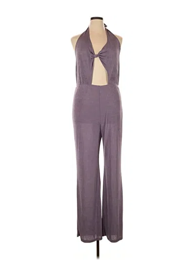 Pre-owned Shein Curve Jumpsuit In Purple