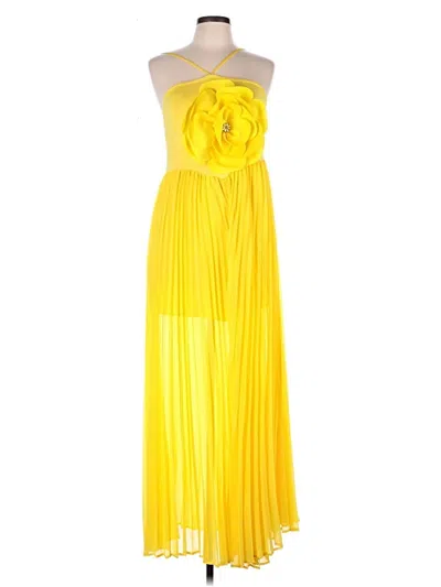 Pre-owned Shein Curve Jumpsuit In Yellow