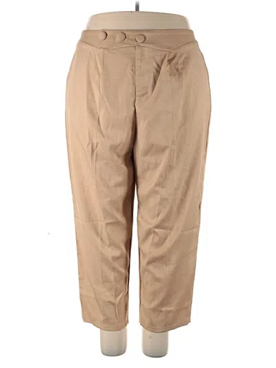 Pre-owned Shein Curve Khaki Pant In Brown