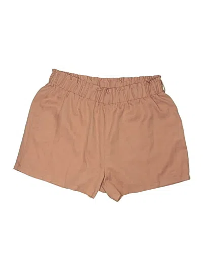 Pre-owned Shein Curve Khaki Shorts In Tan