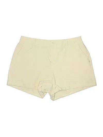 Pre-owned Shein Curve Khaki Shorts In White