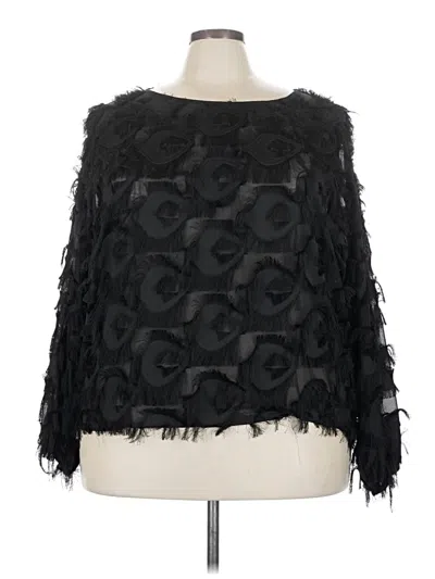 Pre-owned Shein Curve Kimono In Black