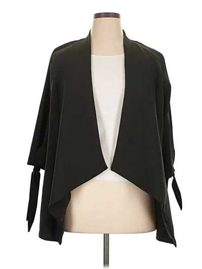 Pre-owned Shein Curve Kimono In Black