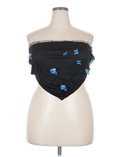 Pre-owned Shein Curve Kimono In Black