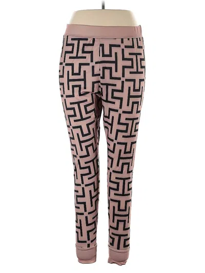 Pre-owned Shein Curve Leggings In Pink