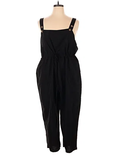 Pre-owned Shein Curve Overalls In Black