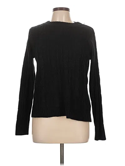Pre-owned Shein Curve Pullover Sweater In Black