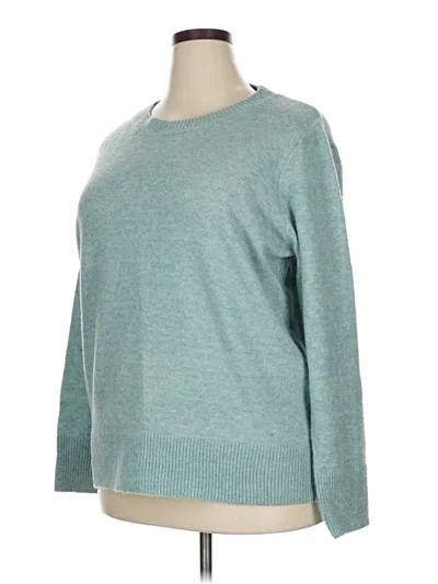 Pre-owned Shein Curve Pullover Sweater In Blue