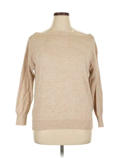 Pre-owned Shein Curve Pullover Sweater In Brown