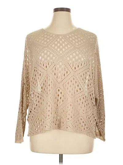 Pre-owned Shein Curve Pullover Sweater In Brown