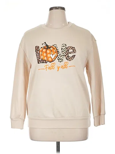 Pre-owned Shein Curve Pullover Sweater In Brown
