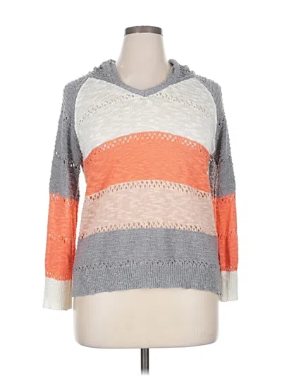 Pre-owned Shein Curve Pullover Sweater In Gray