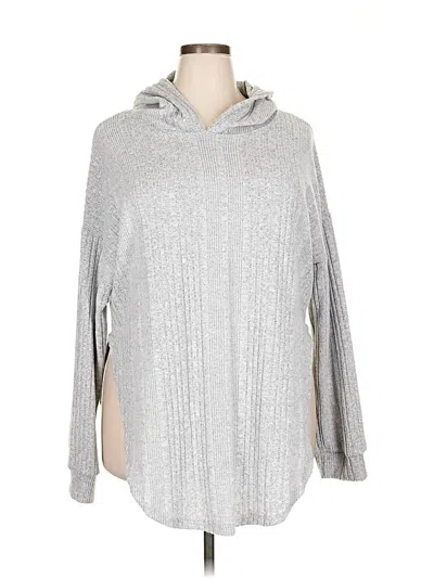 Pre-owned Shein Curve Pullover Sweater In Gray
