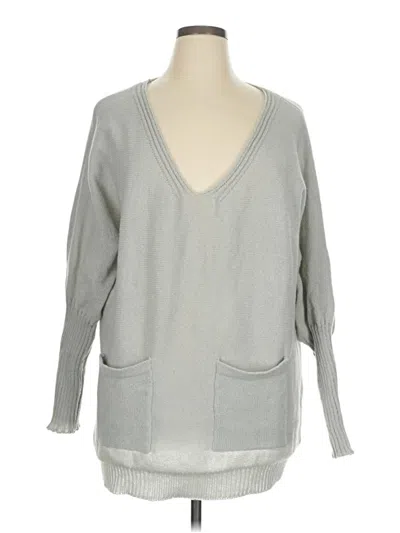Pre-owned Shein Curve Pullover Sweater In Gray