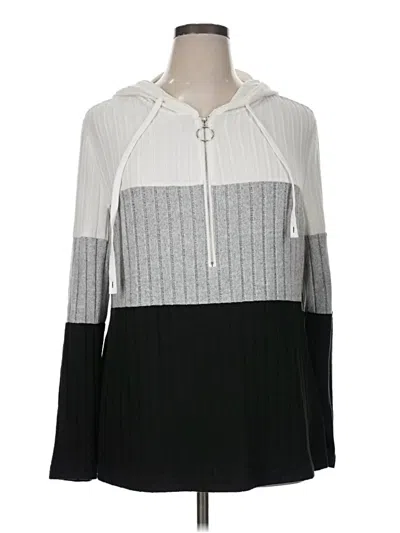 Pre-owned Shein Curve Pullover Sweater In Gray