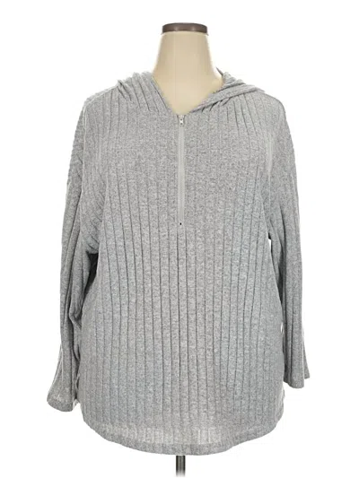 Pre-owned Shein Curve Pullover Sweater In Gray