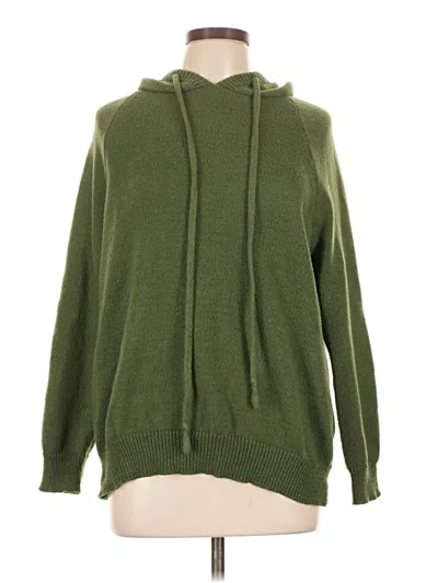 Pre-owned Shein Curve Pullover Sweater In Green