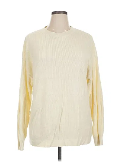 Pre-owned Shein Curve Pullover Sweater In Ivory