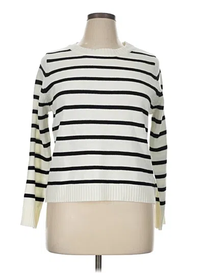 Pre-owned Shein Curve Pullover Sweater In Ivory