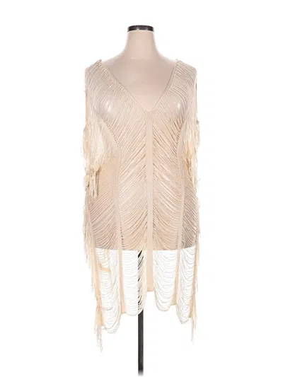 Pre-owned Shein Curve Pullover Sweater In Ivory