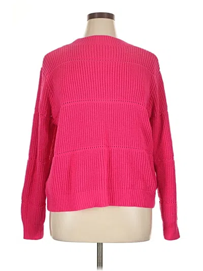 Pre-owned Shein Curve Pullover Sweater In Pink