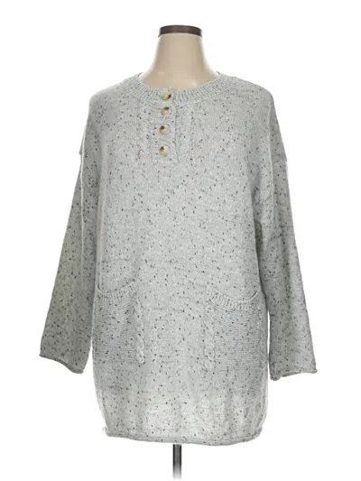 Pre-owned Shein Curve Pullover Sweater In Silver