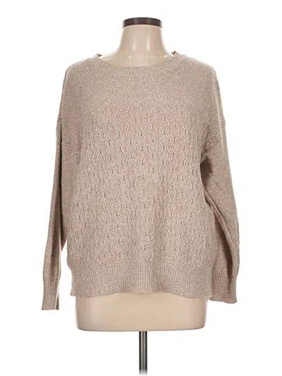 Pre-owned Shein Curve Pullover Sweater In Tan