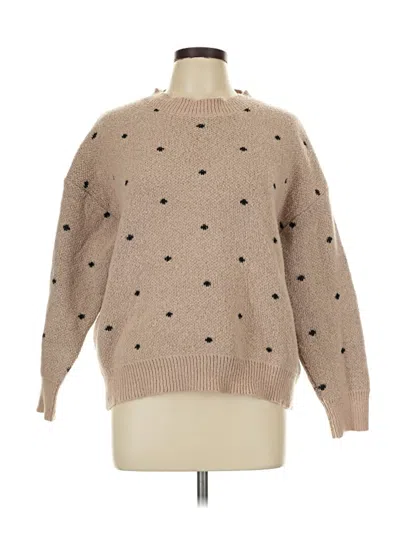 Pre-owned Shein Curve Pullover Sweater In Tan