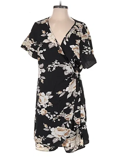 Pre-owned Shein Curve Romper In Black