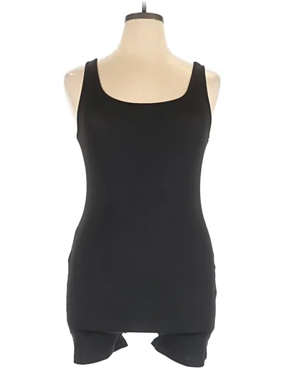 Pre-owned Shein Curve Romper In Black