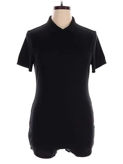 Pre-owned Shein Curve Romper In Black