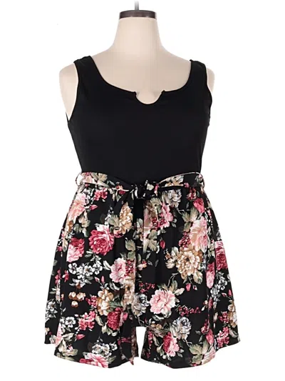 Shein Curve Romper In Black