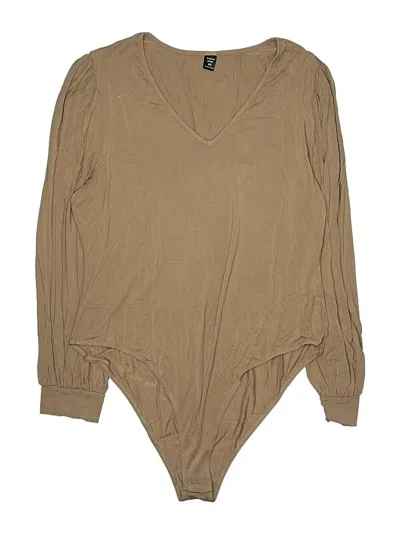 Pre-owned Shein Curve Romper In Brown