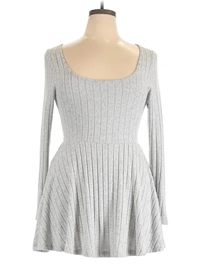 Pre-owned Shein Curve Romper In Gray