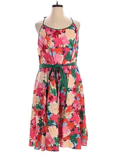Pre-owned Shein Curve Romper In Pink