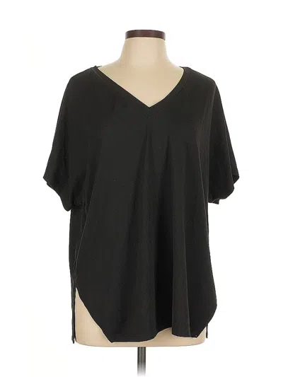 Pre-owned Shein Curve Short Sleeve T-shirt In Black
