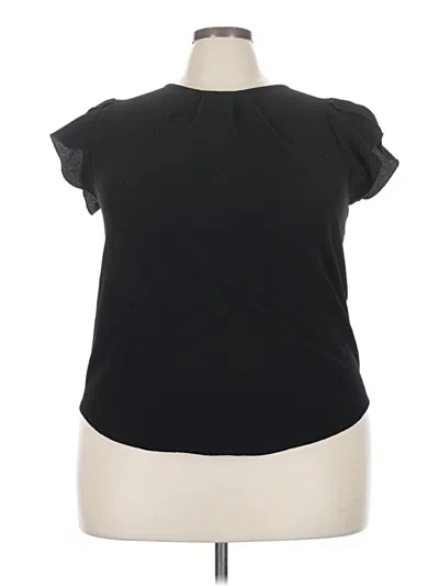 Pre-owned Shein Curve Short Sleeve T-shirt In Black